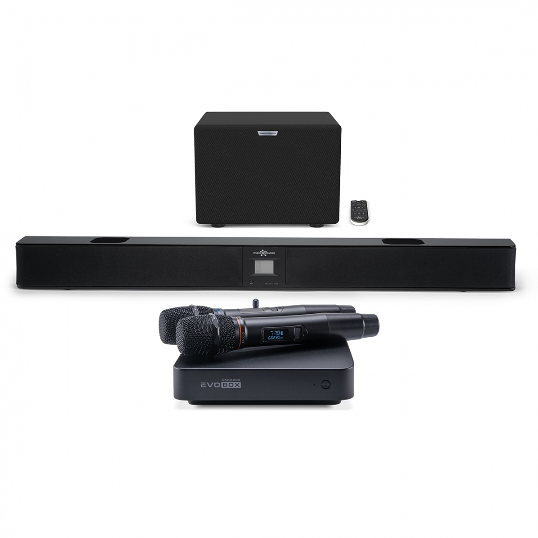 караоке-комплект EVOBOX Plus + EvoSound Bar (саундбар с караоке) в Клине
