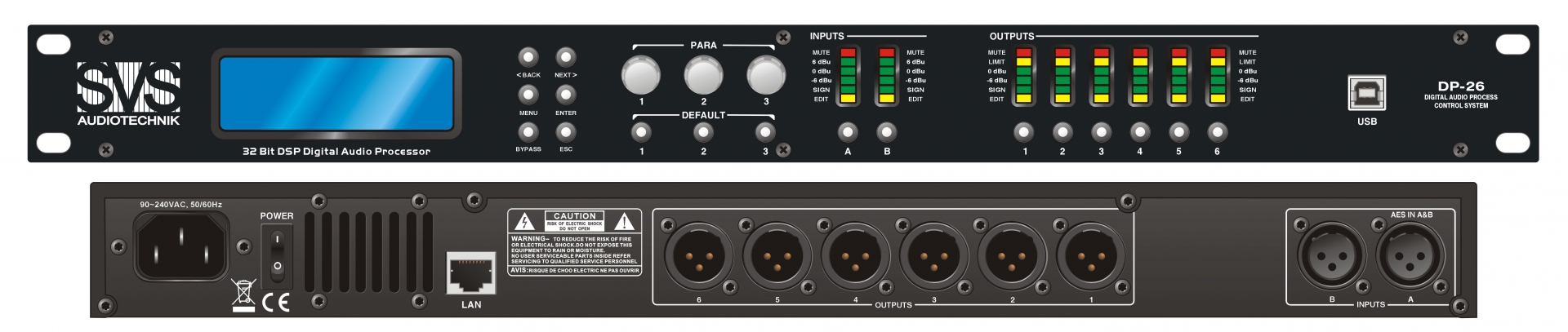 SVS Audiotechnik DP-26 Цифровой процессор: 2 входа 6 выходов в Клине
