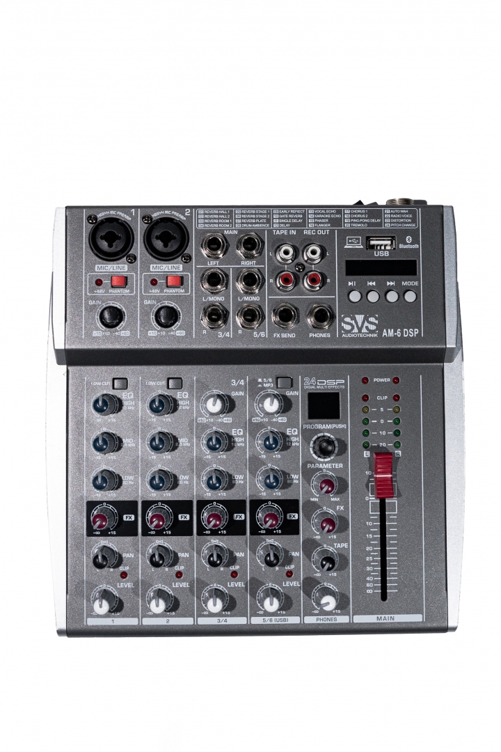SVS Audiotechnik mixers AM-6 DSP Микшерный пульт аналоговый, 6-канальный SVS Audiotechnik mixers в Клине
