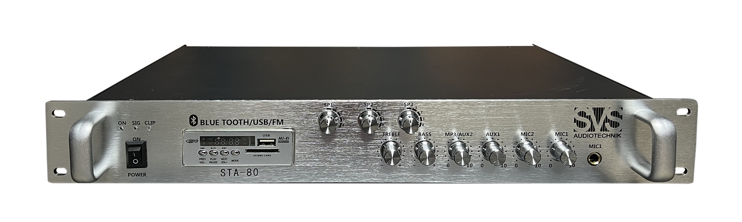 SVS Audiotechnik STA-80 Микшер-усилитель для систем Public Address в Клине